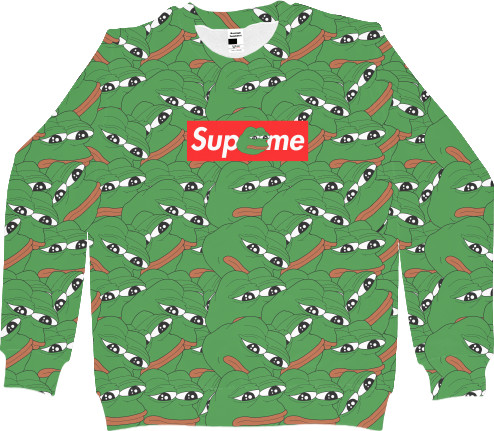 Women's Sweatshirt 3D - Supreme (Pepe) - Mfest