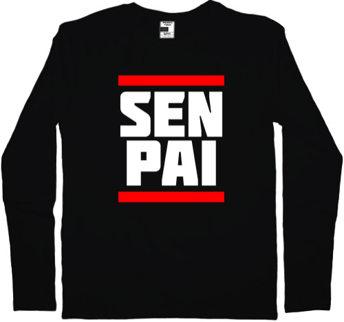 Men's Longsleeve Shirt - Anime (Senpai 6) - Mfest