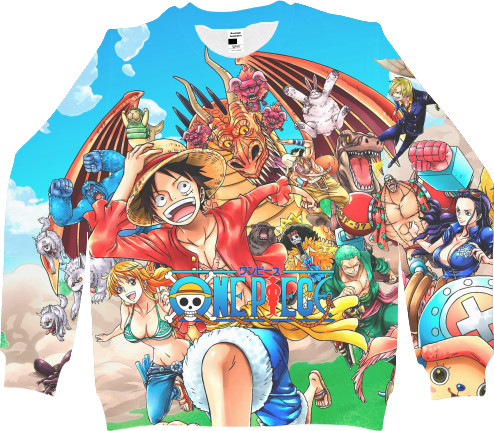 Women's Sweatshirt 3D - One Piece (1) - Mfest