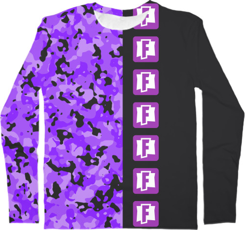 Kids' Longsleeve Shirt 3D - Fortnite (Камуфляж 2) - Mfest