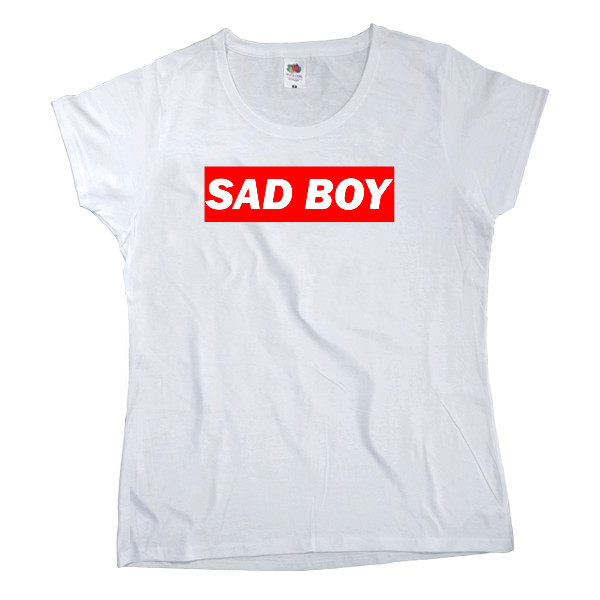 Women's T-shirt Fruit of the loom - Sad Boy - Mfest