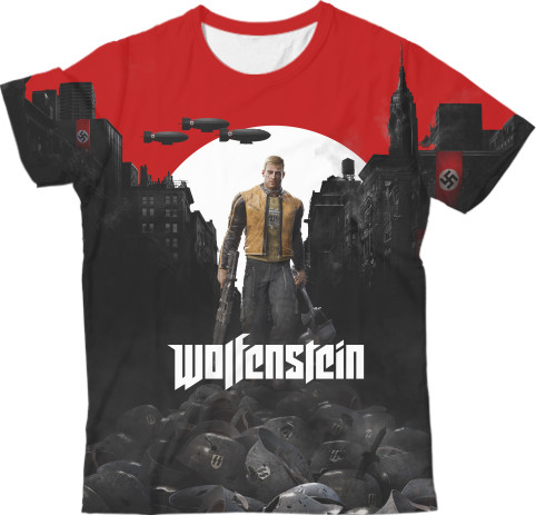 Футболка 3D Дитяча - Wolfenstein (Вольфенштейн) - Mfest