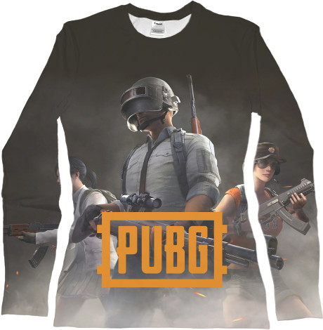 Women's Longsleeve Shirt 3D - PUBG (9) - Mfest