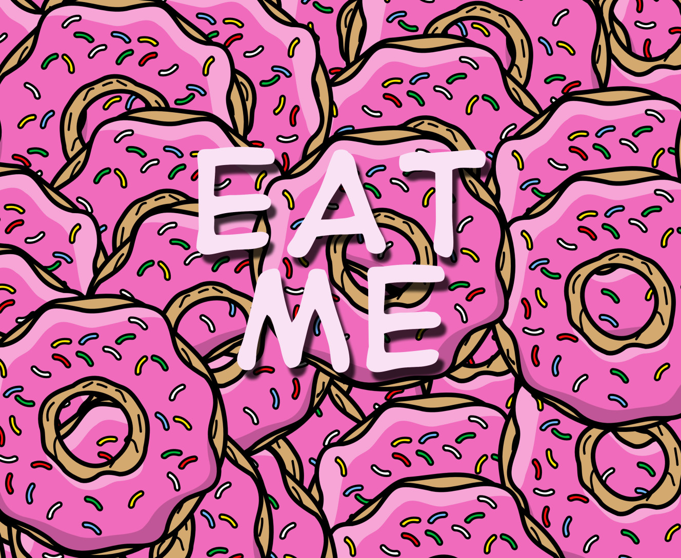 Коврик для мышки - EAT ME (Пончик) - Mfest