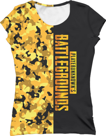 Women's T-Shirt 3D - PUBG (8) - Mfest