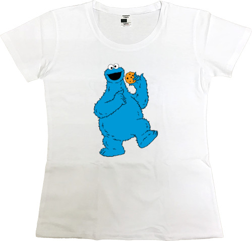 Women's Premium T-Shirt - Cookie Monster - Mfest