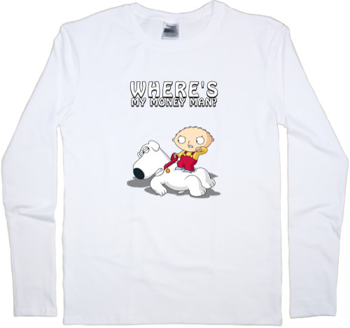 Kids' Longsleeve Shirt - Гриффины (Где мои деньги?) - Mfest