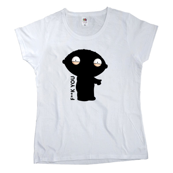 Women's T-shirt Fruit of the loom - Стьюи Гриффин (Stewie Griffin) 2 - Mfest