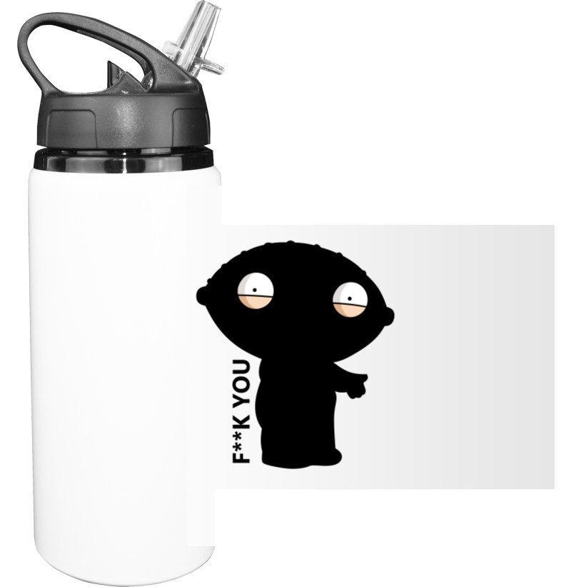 Sport Water Bottle - Стьюи Гриффин (Stewie Griffin) 2 - Mfest