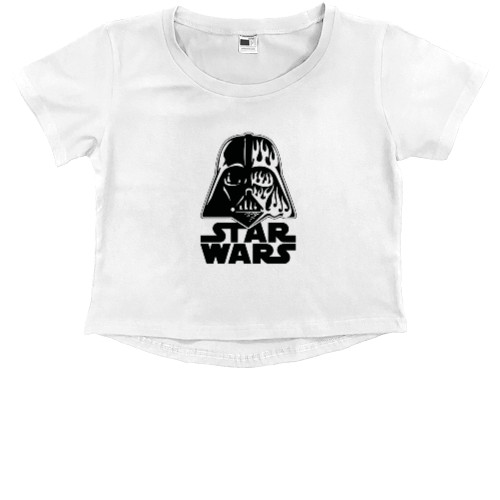 Kids' Premium Cropped T-Shirt - Star Wars (2) - Mfest