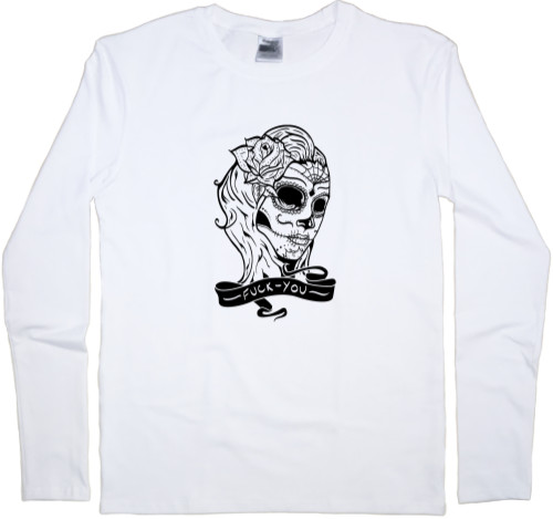 Men's Longsleeve Shirt - Fuck You (1) - Mfest