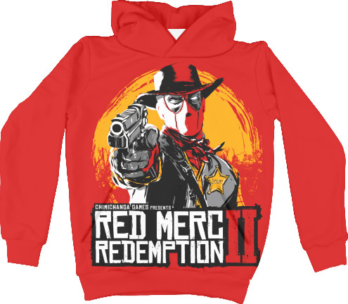 Unisex Hoodie 3D - Red Dead Redemption 2 (DeadPool) - Mfest