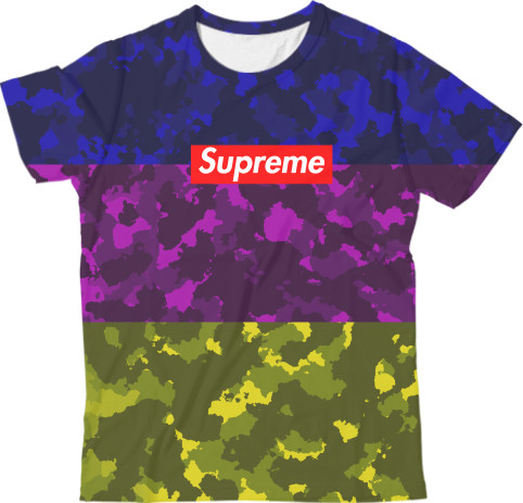 Kids' T-Shirt 3D - Supreme 6 - Mfest