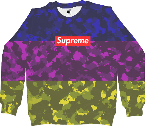 Men's Sweatshirt 3D - Supreme 6 - Mfest