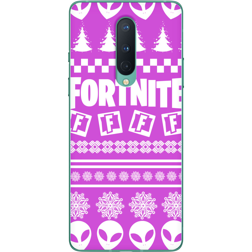 Чехол OnePlus - Новогодний Fortnite - Mfest