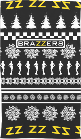 Рушник 3D - Новорічний Brazzers - Mfest