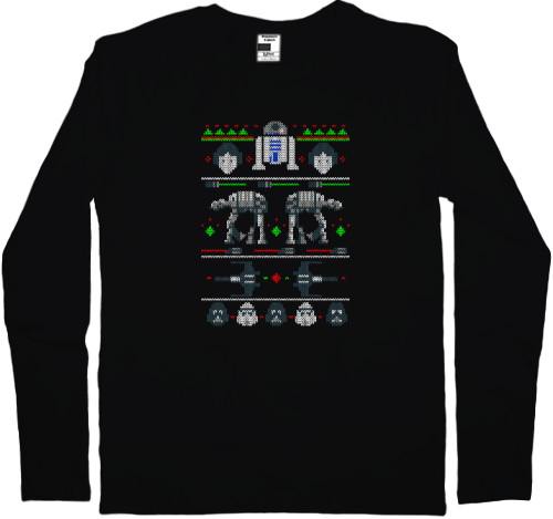 Men's Longsleeve Shirt - Star Wars (Новый Год) - Mfest