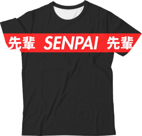 Kids' T-Shirt 3D - Anime Senpai 3 - Mfest