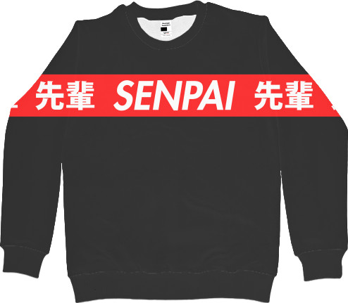 Women's Sweatshirt 3D - Anime Senpai 3 - Mfest