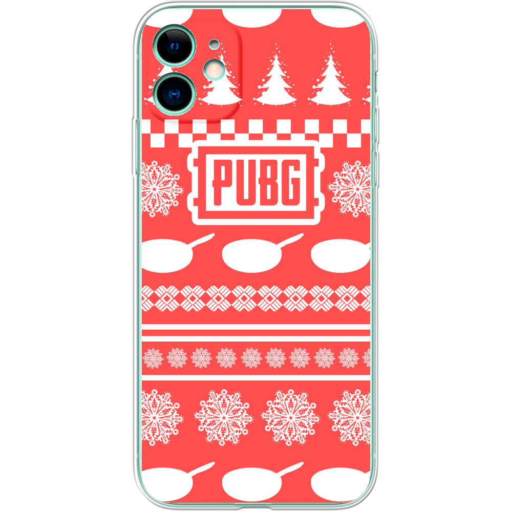 iPhone Case - Новогодний PUBG - Mfest