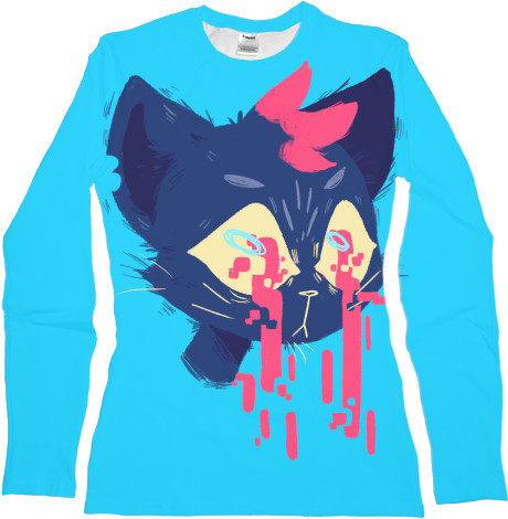 Women's Longsleeve Shirt 3D - Night in the Woods (1) - Mfest