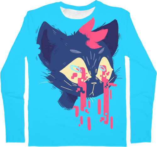 Kids' Longsleeve Shirt 3D - Night in the Woods (1) - Mfest