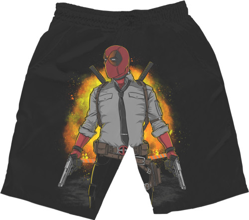 Men's Shorts 3D - DeadPool (PUBG) - Mfest