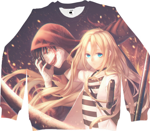 Men's Sweatshirt 3D - Ангел кровопролития (1) - Mfest