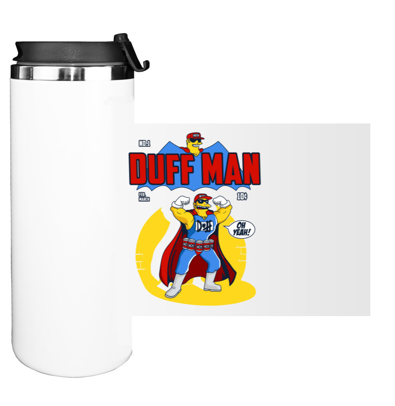 Water Bottle on Tumbler - Duff Man (1) - Mfest