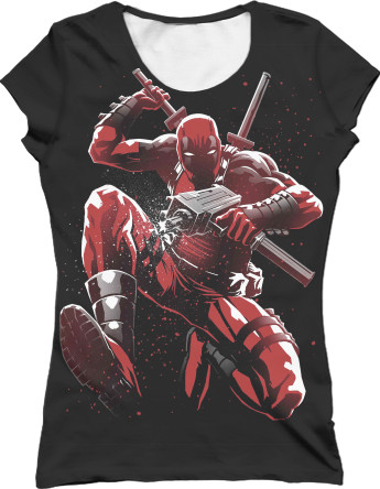 Women's T-Shirt 3D - Deadpool (2) - Mfest