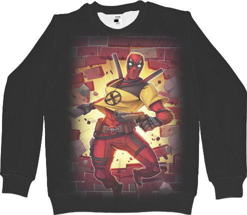 Men's Sweatshirt 3D - Deadpool (1) - Mfest