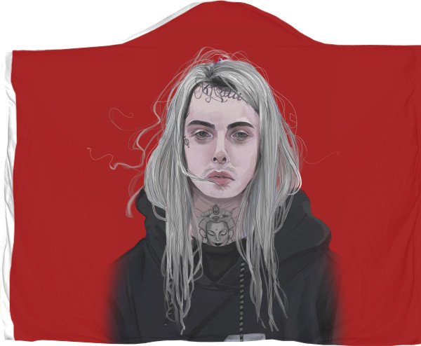 Плед з капюшоном 3D - Ghostemane (1) - Mfest