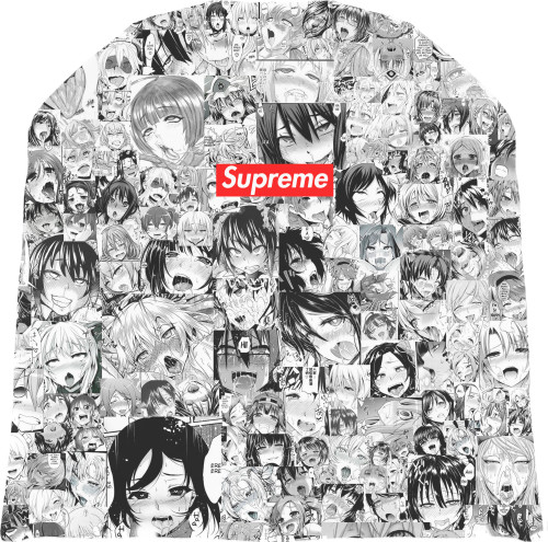 Шапка 3D - Supreme (Ahegao) - Mfest