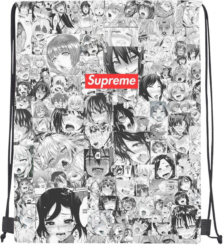 Drawstring Bag - Supreme (Ahegao) - Mfest