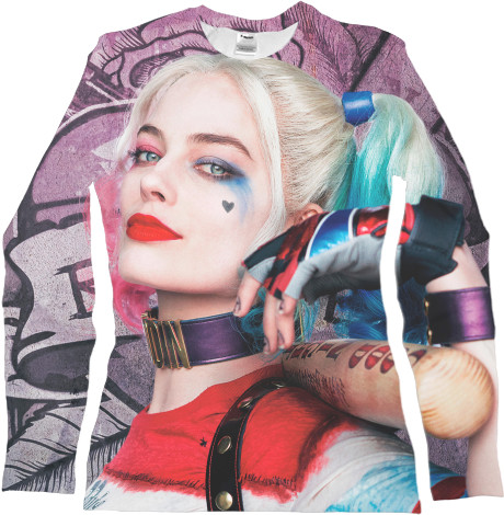 Women's Longsleeve Shirt 3D - Харли Квинн (Harley Quinn) - Mfest