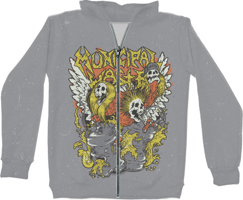 Kids' Zip-through Hoodie 3D - Municipal Waste 3 - Mfest