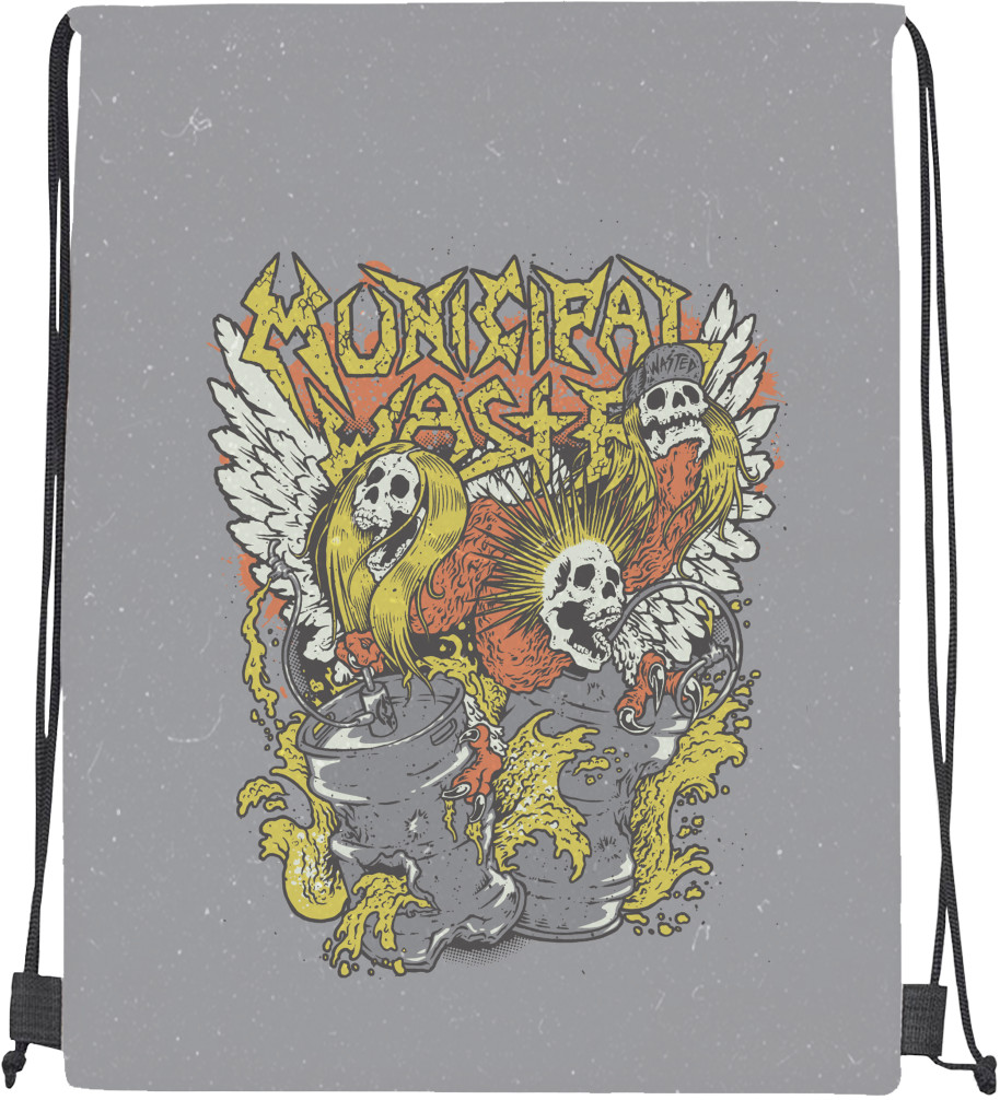 Drawstring Bag - Municipal Waste 3 - Mfest