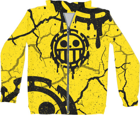 Kids' Zip-through Hoodie 3D - ONE PIECE (21) - Mfest