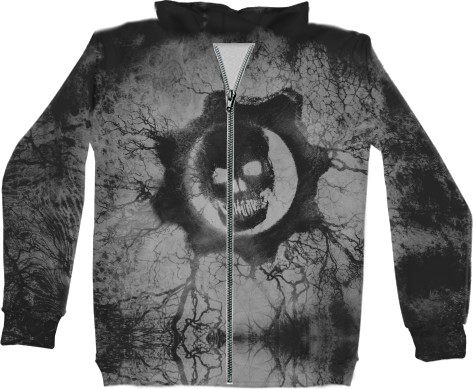 Kids' Zip-through Hoodie 3D - Gears of War 10 - Mfest