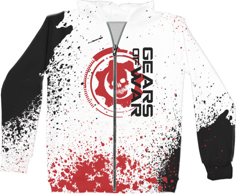 Kids' Zip-through Hoodie 3D - Gears of War 16 - Mfest