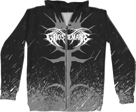 Kids' Zip-through Hoodie 3D - Ghostemane [3] - Mfest