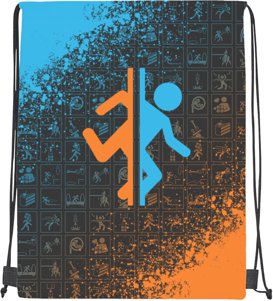 Drawstring Bag - PORTAL 2 [8] - Mfest