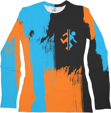 Women's Longsleeve Shirt 3D - PORTAL 2 [5] - Mfest