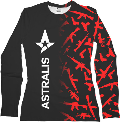 Women's Longsleeve Shirt 3D - Astralis [1] - Mfest