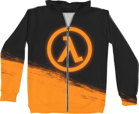 Unisex Zip-through Hoodie 3D - Half-Life [2] - Mfest