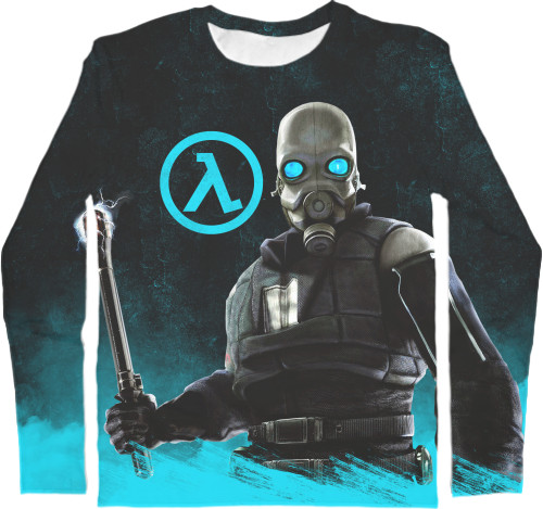 Men's Longsleeve Shirt 3D - Half-Life [5] - Mfest