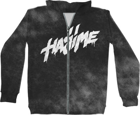 Unisex Zip-through Hoodie 3D - HAJIME [8] - Mfest