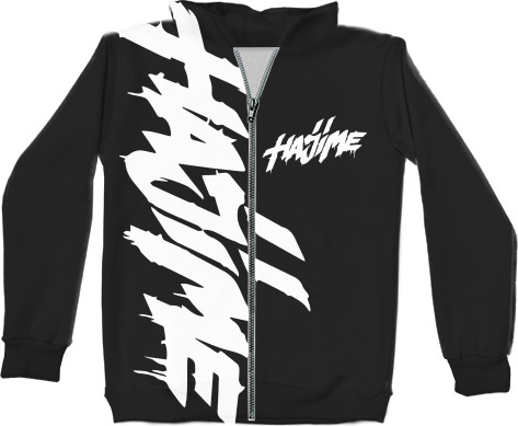 Unisex Zip-through Hoodie 3D - HAJIME [5] - Mfest