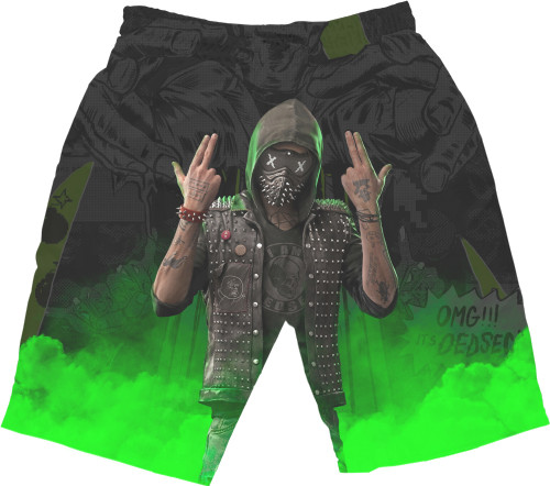 Men's Shorts 3D - WATCH DOGS [1] - Mfest