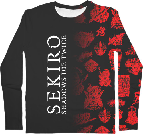 Men's Longsleeve Shirt 3D - Sekiro: Shadows Die Twice (2) - Mfest